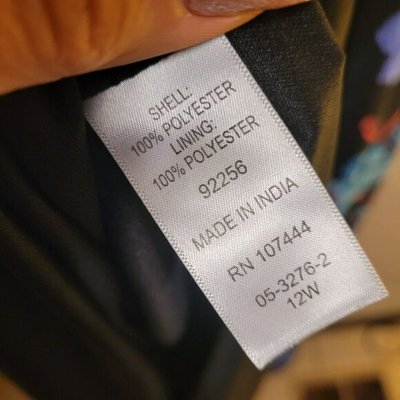 Jessica London Floral Sleeveless Maxi Dress  size 12W - Picture 4 of 7